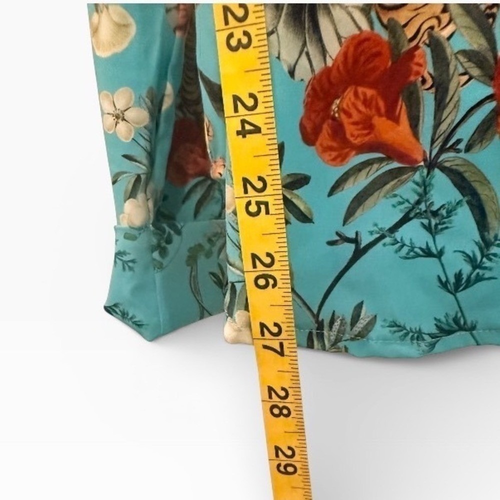 BlackMilk Tropical Tiger Button Down Shirt Womens Career Streetwear Large - Picture 6 of 11